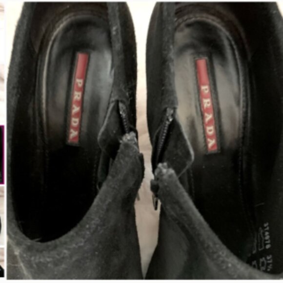 Prada Suede Ankle Boots (Gorgeous and Classy) - Picture 5 of 10